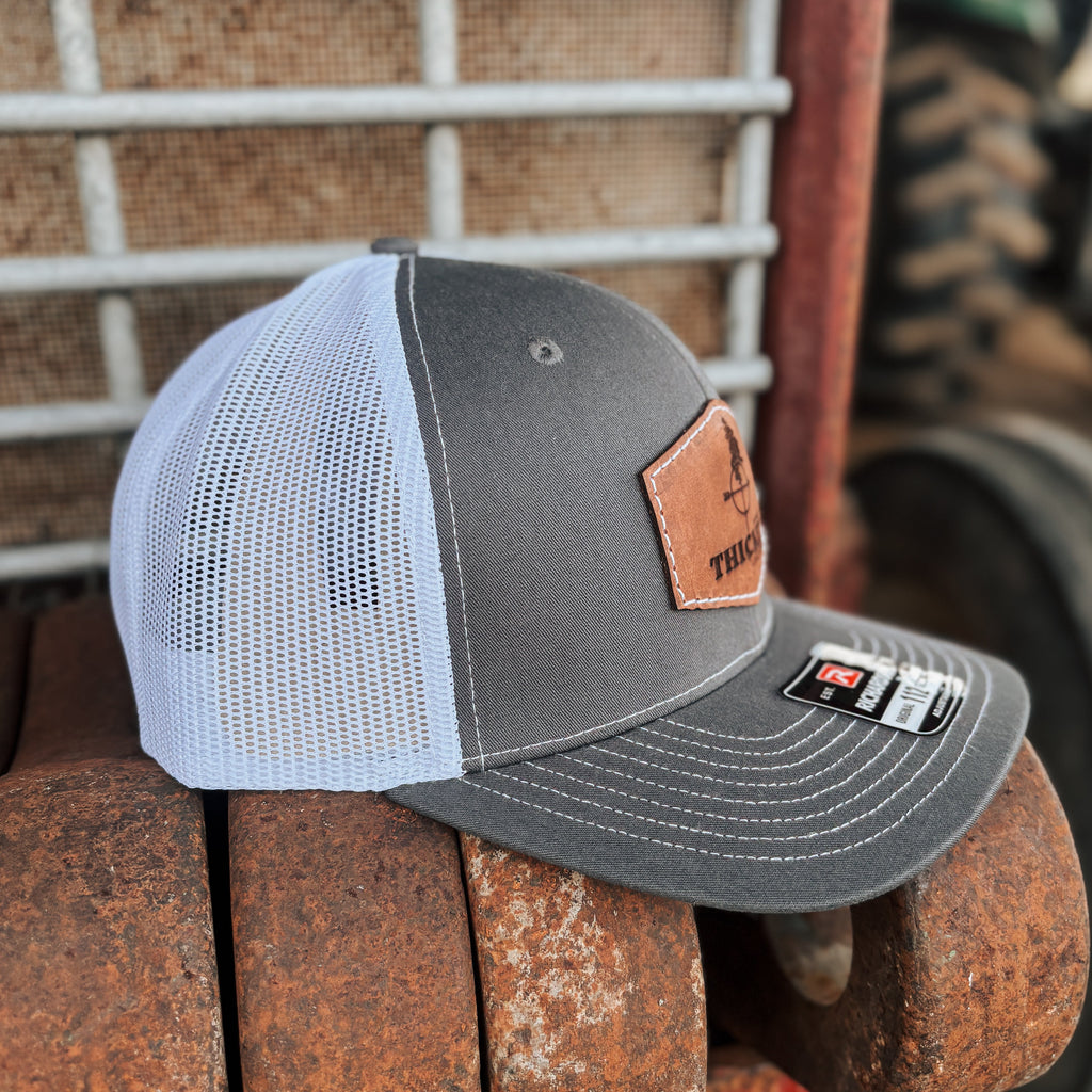 Thicket Apparel Logo Hat | Charcoal & White
