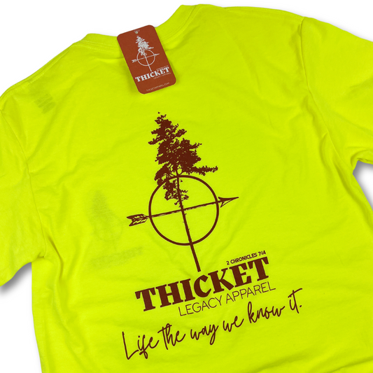 Thicket Legacy Apparel Logo | Safety Green