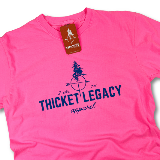 Thicket Apparel Logo | Neon Pink