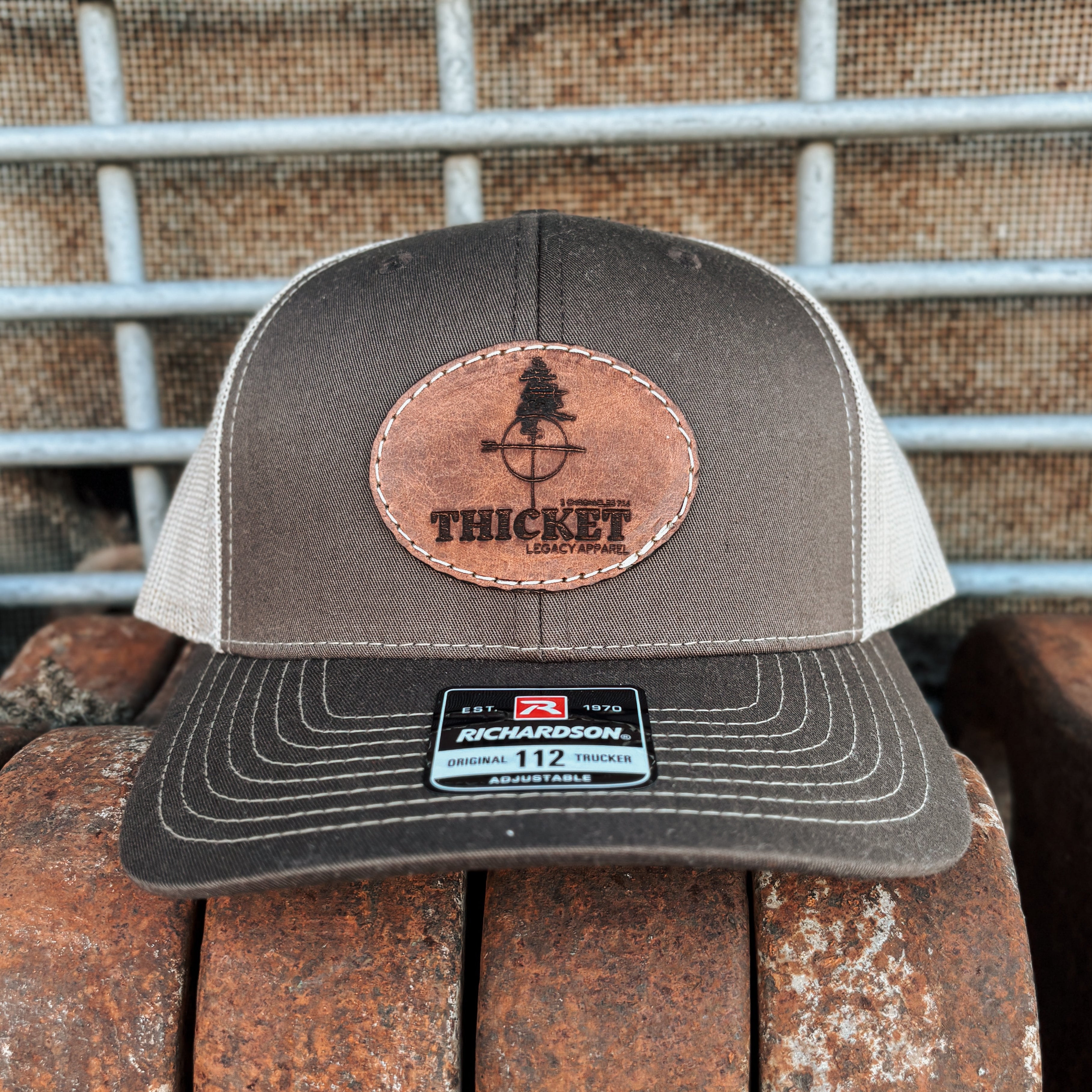 Thicket Apparel Logo Hat | Brown & Khaki