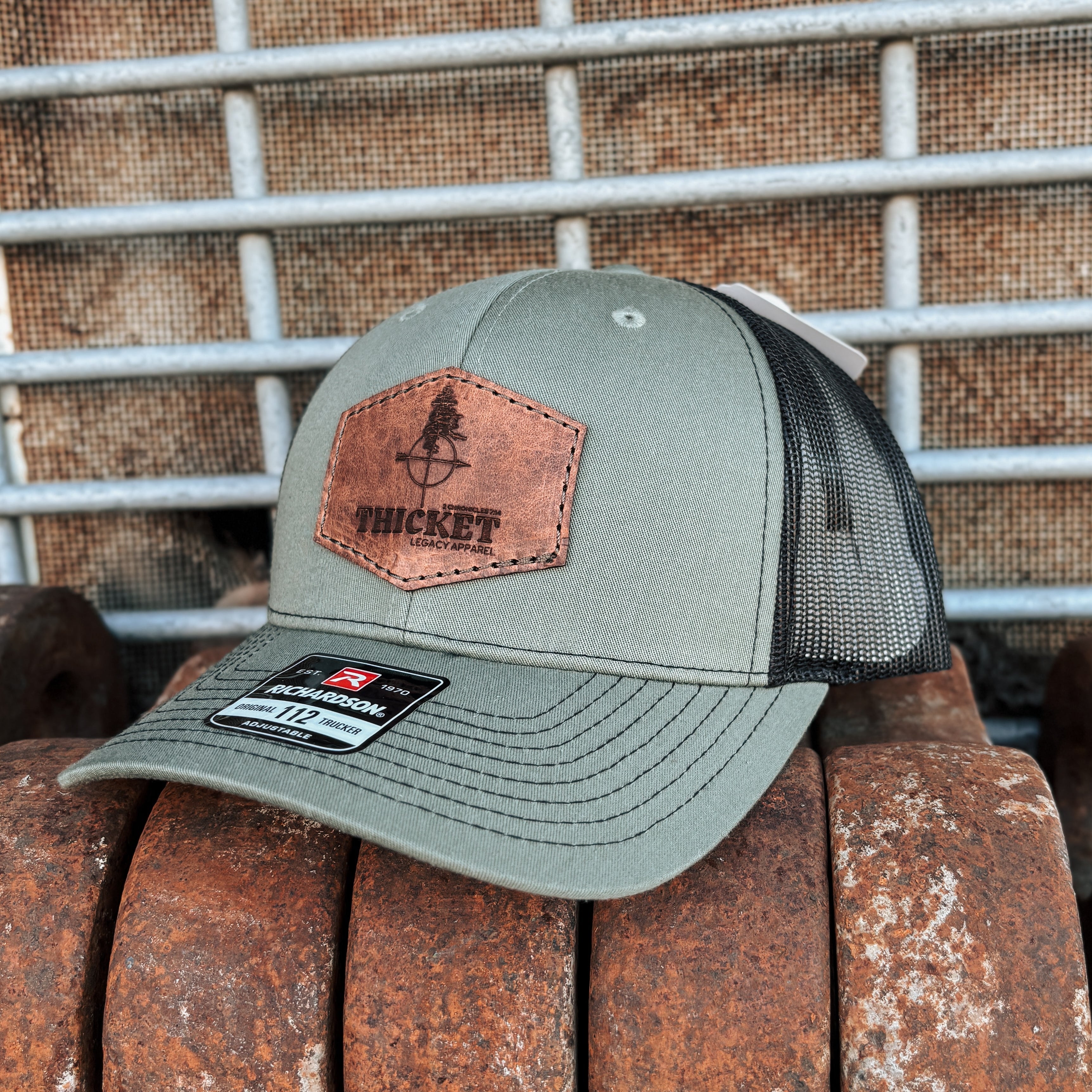 Thicket Apparel Logo Hat | Loden Green & Black