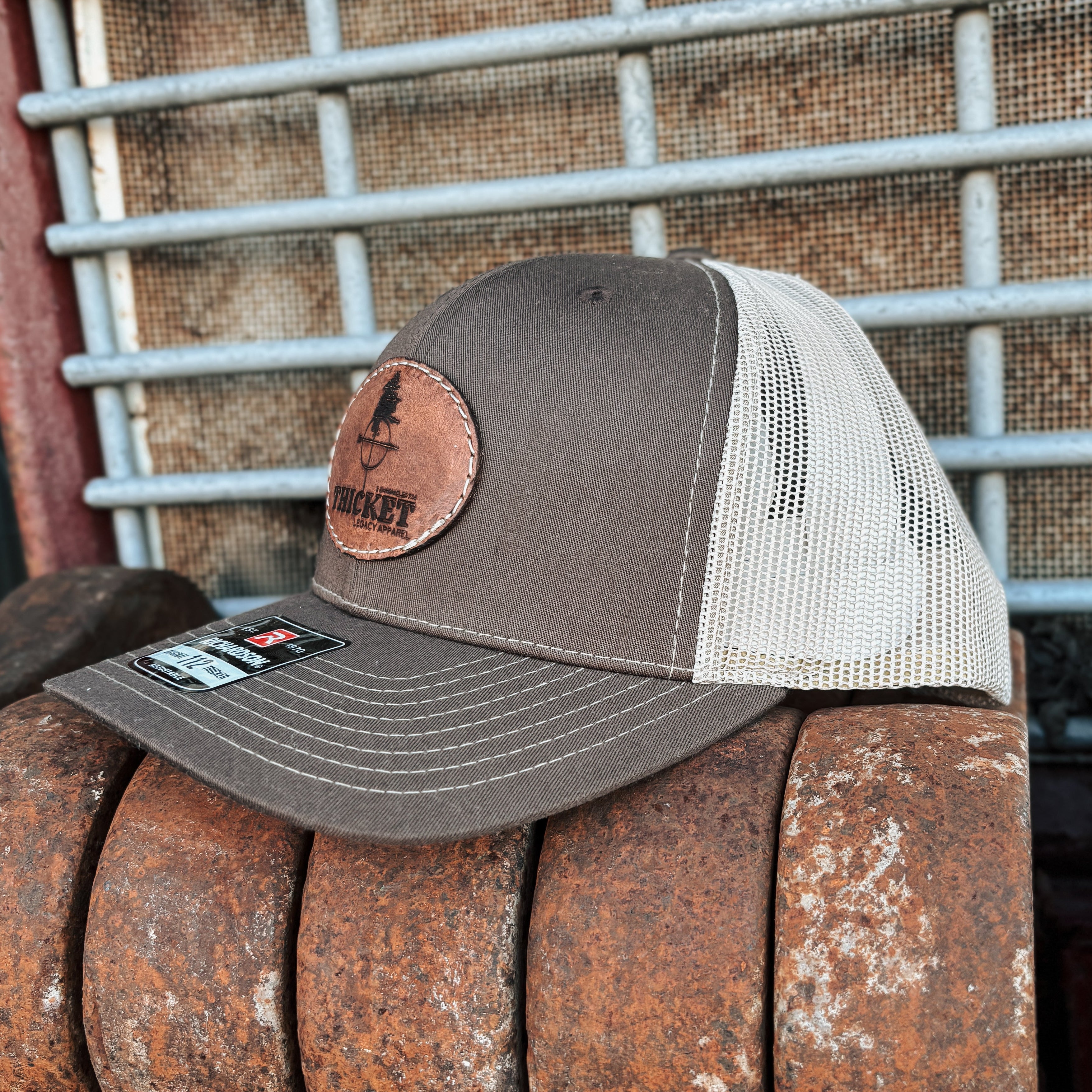 Thicket Apparel Logo Hat | Brown & Khaki