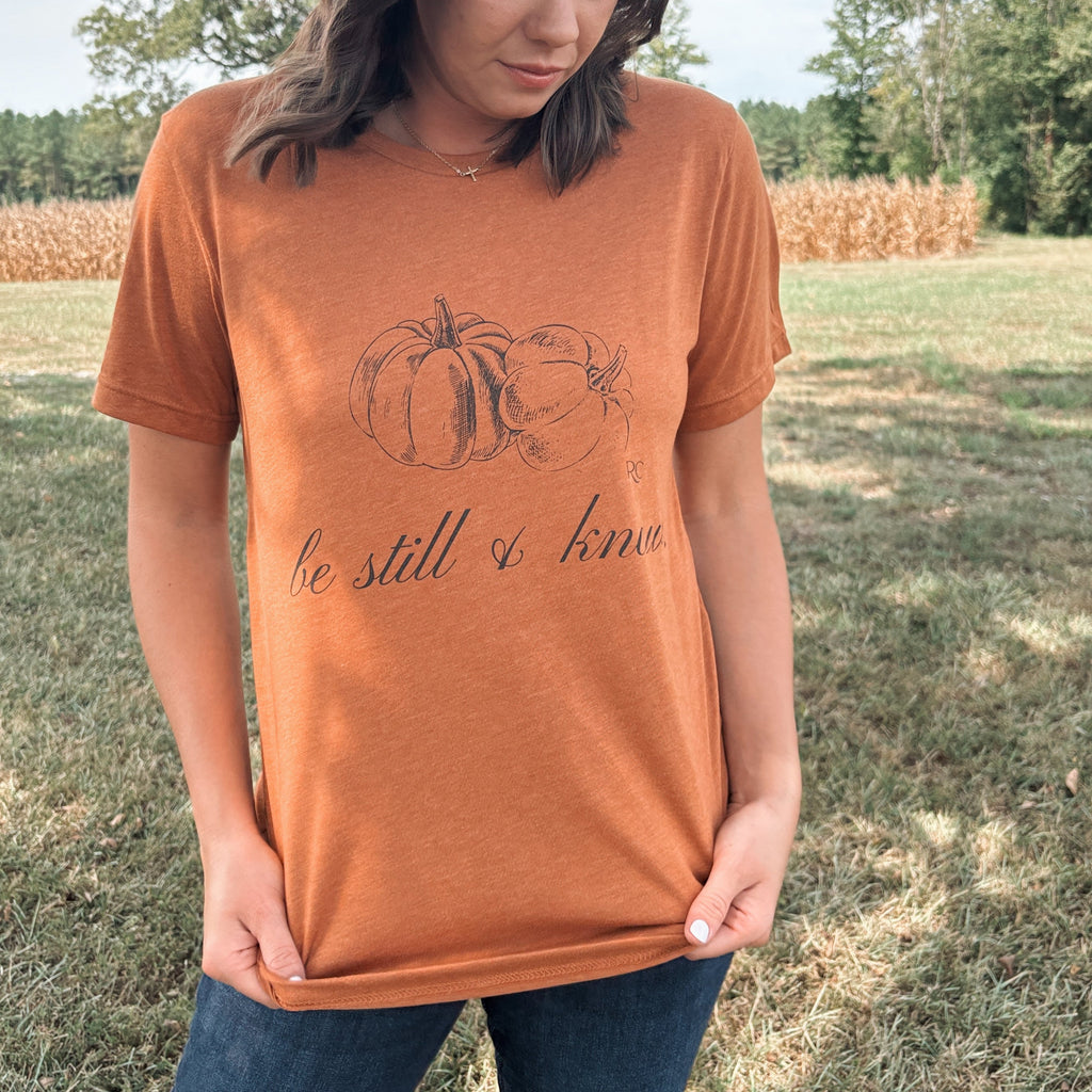 Be Still & Know Pumpkin | Heather Autumn