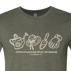 Giving Generously | Heather Military Green